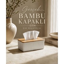 Okyanus Home Bambu Kapaklı Peçetelik