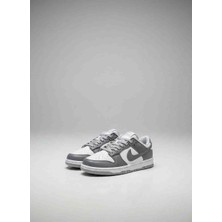 Sneaker Store Unisex Spor Ayakkabı Sneaker Beyaz Gri Yumuşak Kaymaz Tabanlı
