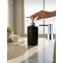 2 Adet Gri Sıvı Sabunluk Pompası Banyo Mutfk Uyumlu Yedekli Sabunluk Pompası