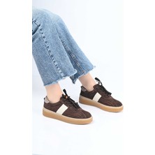 Bestello Bağcıklı Termo Taban Hakiki Deri Sneaker 345-1428 Kadın Ayakkabı