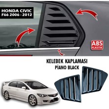 Tuning Vadisi Civic Fd6 Kelebek Camı Kaplama Cam Vizörü 2006-2011 Arası