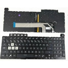 Alfamaks Asus Tuf F15/FA506/FX506/FA506Q/FX506L/FA506U Klavye Aydınlatmalı Işıklı Rgb Tuş Takım