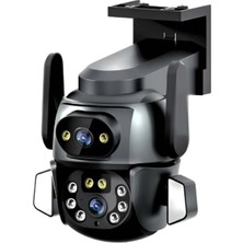 3mp + 3mp Wi-Fi Ip Tf Kart Girişli Optik Zoom Kamera