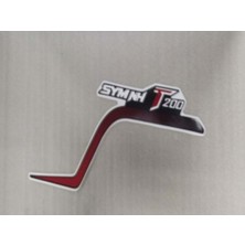 Sym Nht 200 Logo Depo Etıket Sol (L_) T1.kırmızı.sıyah.t1. 17518-NH4-000-T1