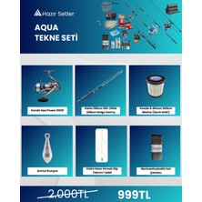 NaniwaOsakashi Aqua Tekne Seti - Tekne Balıkçısı Hazır Olta Seti