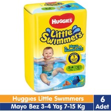 Huggies Little Swimmers Mayo Bebek Bezi 3-4 Yaş 12X6 72 Adet