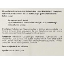 Gndz Store Sensitive Mint Melon Uzun Süreli Nemlenmeyi Destekleyen Kurtarıcı Dudak Bakım Kremi 4.25 G (4 Paketi)