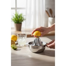 Paslanmaz Çelik Hazneli Limon Narenciye Sıkacağı