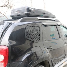 Tuning Vadisi Dacia Duster Metal Kelebek Cam Kaplama Vizör 2 Parça 2010 2011 2012 2013 2014 2015 2016 2017