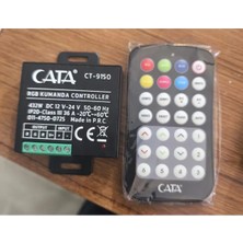 Cata Rgb Kumanda Controller 36A 12–24V | Rgb Şerit LED Kontrol Ünitesi (25 Metre)
