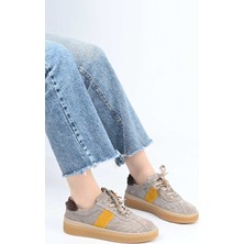 Bestello Bağcıklı Termo Taban Hakiki Deri Sneaker 345-1428 Kadın Ayakkabı