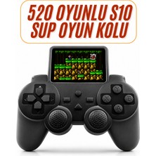 S10 Sup Oyun Kolu ile Eğlence Hep Yanında Tv Bağlantılı Nostaljik Oyun Konsolu 520 Oyun Tek Cihazda