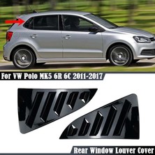 Tuning Vadisi Polo Mk5 Kelebek Cam Vizörü (Plastik) Parlak Siyah 2009-2017