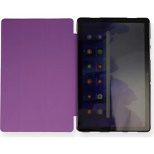 Aydogan's Samsung Galaxy X200 Tab A8 10.5 Kılıf Tablet Smart Kılıf - Mor