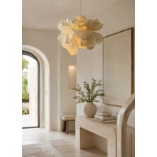 Maison Avf Modern Eva Anemon Krem Tasarım Sarkıt Avize 45 cm
