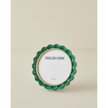 English Home Liana MDF Çerçeve Yeşil 13X13 cm Şekil: Yuvarlak ve Şık Tasarım
