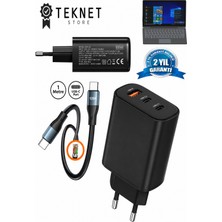 TekNetStore Huawei Matebook/dell Xps/hp Elitebook/lenovo Thinkpad/asus Zenbook Uyumlu 65W Sarj Aleti Adaptör Set