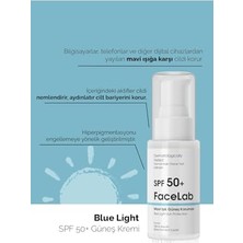 Gndz Store Facelab Alpha Arbutin Içerikli Spf 50 ve Mavi Işık Güneş Koruması Blue Light Sun Protection 50 ml
