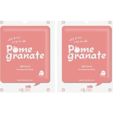 Gndz Store Mjcare On Pome Granate Mask Mjcare On Nar Özlü Yüz Maskesi 2li Paket