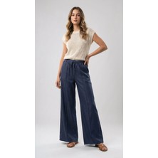 Best Offer Soft Comfort Flare Dark Rodeo Kadın Jean Pantolon