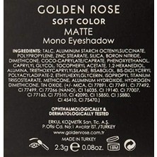 Gndz Store Soft Mono Eyeshadow No: 15 -Tekli Mat Göz Farı (4 Paketi)