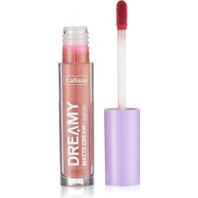 Gndz Store Callista Dreamy Cream Mat Görünümlü Lipgloss 208 Front Row, Kahverengi