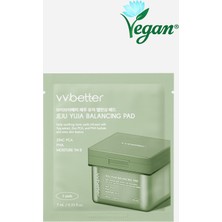 VVBETTER Jeju Yuja Balancing Pad Mini - Cilt Dengeleyici & Sıkılaştırıcı Seyahat Boyu Tonik Ped 2li