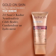 Gndz Store On Skin Işıltılı Nemlendirici Yüz Kremi – Hyalüronik Asitli, Pantenollü, Çiçek Yağları ile Zenginleştirilmiş, Tüm Cilt Tipleri Için, 50 ml