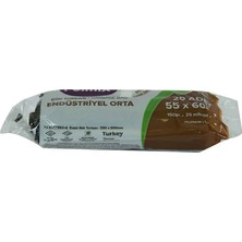 Aydogan's Torbası Orta Boy 55X60CM 150GR 25MIKRON 30LT Siyah Rulo 20 Adet