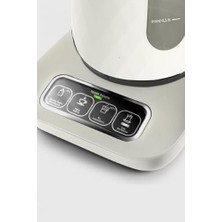Gndz Store Çaysever Robotea Pro Quartz 4 In 1 Konuşan Çay Makinesi Creamy