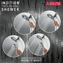 Gndz Store Delta Faucet 75486C IN2ITION Duş Başlığı, El Duşlu, Krom