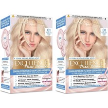 Gndz Store Pure Blonde Saç Boyası 01 Ultra Renk Açıcı (2 Paketi)