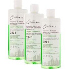 Gndz Store Soho N.y.c. Vegan Çift Fazlı Duş Jeli ve Yoğun Nemlendiricili Vücut Yağı-Jadore 390 ml (3 Paketi)