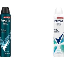 Gndz Store Men Erkek Sprey Deodorant Xtra 72 Saat Kesintisiz Üstün Koruma 200 Ml(1) Rexona Kadın Sprey Deodorant Shower Fresh 72 Saat Kesintisiz Üstün Koruma 200 Ml(2)