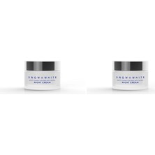 Gndz Store Snow Leke ve Yaşlanma Karşıtı Gece Kremi 50ML (2 Paketi)