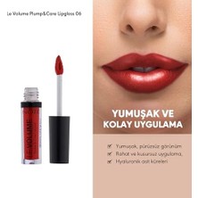 Gndz Store Cosmetics Le Volume Plump & Care Lipgloss 06 Hearthbreaker Dudak Parlatıcısı, Kırmızı