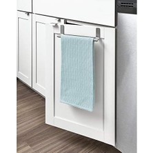 Gndz Store 82700 Forma Banyo, Mutfak Duvarları, Dolaplar, Tezgah Üstü Için Kendinden Yapışkanlı Havlu Tutacağı, 1'li Set, Fırçalanmış Paslanmaz Çelik