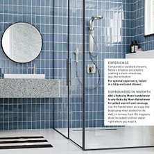 Gndz Store N214H0CH Spa El Duşu, Krom/beyaz