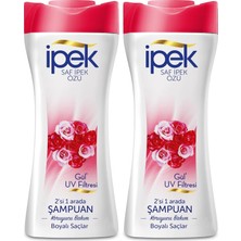 Gndz Store Ipek Ikisi Bir Arada Boyalı Saçlar Gül Şampuan 480 ml 2li Paket