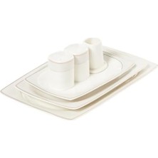 Gndz Store 12 Kişilik Yemek Takımı, 60 Parça