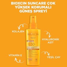 Gndz Store Sun Care Spf 50 Yüz Güneş Kremi 50 ml Karma Yağlı Cilt ve Vücut Güneş Spreyi 200 ml