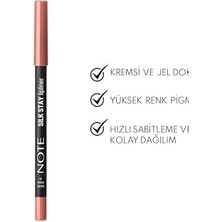 Gndz Store Cosmetics Silk Lipliner Suya Dayanıklı Ipeksi Dudak Kalemi - 01 Muted Peach (2 Paketi)