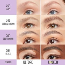 Gndz Store Super Brow Glue Kaş Sabitleyici Maskara - Deep Brown