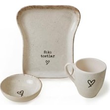 Gndz Store Atıştırmalık Tost Seti 3 Parça 22498-22508