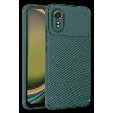 Aydogan's Galaxy Xcover 7 Kılıf Auto Fus Karbon Kapak - Yeşil