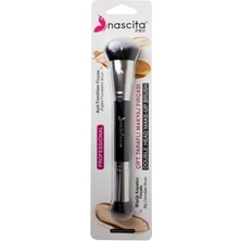 Gndz Store Professional Çift Taraflı Makyaj Fırçası (Açılı Fondöten & Kapatıcı) - 494