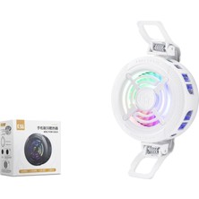 Nemere Klipsli Telefon Soğutucu Fan Rgb Beyaz K56