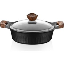 Gndz Store Cem Wood 7 Parça Set (TENCERE20+24/K.YARIK26/TAVA26)