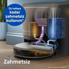 Gndz Store 9000 Serisi Süpürge, Islak ve Kuru Temizlik, Bakterilere Karşı%99.9 Etkili, Yüksek Emiş Gücü, Uygulaması ile Uzaktan Kontrol, XU9100/10