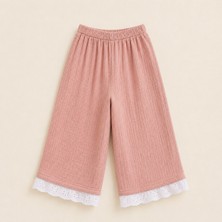 Ozzy Kids Kız Çocuk Müslin Pantolon